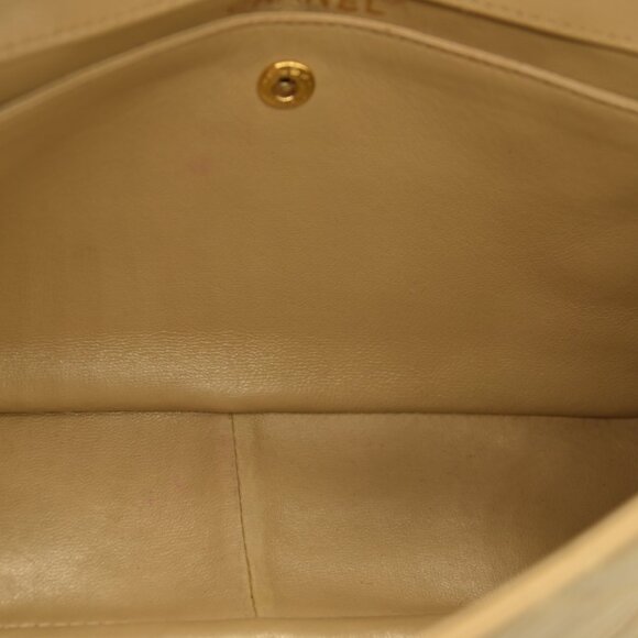 CHANEL Quilted CC Single Flap Shoulder Bag Matelasse Leather Chain - Picture 11 of 16